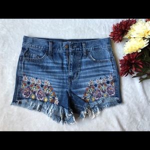 High-Rise Denim Short
